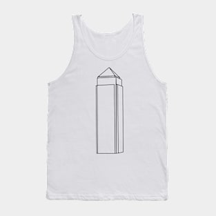 One Canada Square London Line Drawing Tank Top